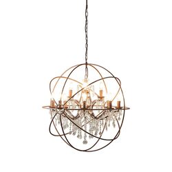 Sundance Chandelier Large Rust - ELZR600284OR