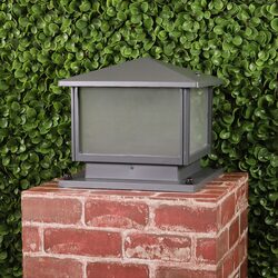 Cortez Pillar Mount Light Graphite - OL7119GP