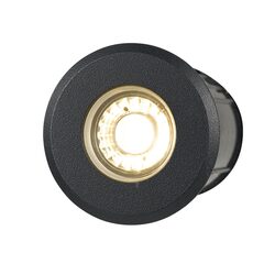 Luc 5W 8V~26V AC / DC LED Inground Uplighter Black / Warm White - LUC.G5-BK83-826