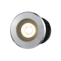 Luc 5W 8V~26V AC / DC LED Inground Uplighter Aluminium / Warm White - LUC.G5-AL83-826