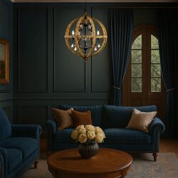 Florin 5 Light Chandelier - FLORIN PE5-WI