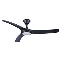 Aqua V2 52" IP66 DC Ceiling Fan with 18W Dimmable CCT LED / Matt Black - AIPL2668