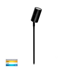 Tivah 5W CCT 12V DC  MR16 LED Adjustable Spike Light Matt Black - HV1427T