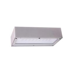 Solar Up & Down LED Wall Light Silver / Warm White - SLDWL228-3K/SIL