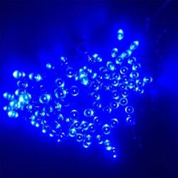 Solar 17 Meter LED Bud Lighting Kit Blue - SLDBLK-100B