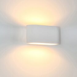 Concept 2W 240V Up & Down Plaster LED Wall Light White / Cool White - HV8027C