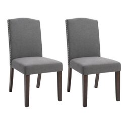 Lethbridge Dining Chair Light Grey (Pair) - 32385