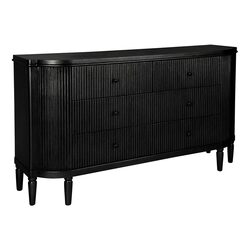 Arielle 6 Drawer Chest Black - 32494