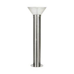 Commercial Solar LED Bollard Stainless Steel / Dual Colour - SLDBL007/SS