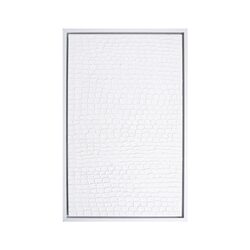 White Ripples Canvas Painting - 52974