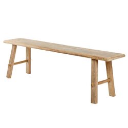 Recycled Teak Bench Natural - FUR1052NAT