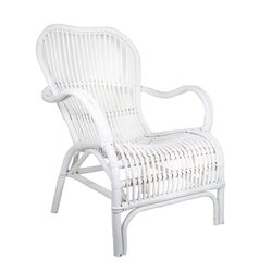 Seville Rattan Armchair White - FUR96W