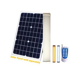 24W Solar LED Dimmable Batten with Remote / Dual Colour - SLDBTL24W