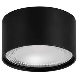 Nella 18W Round Fixed Surface Mounted Dali Dimmable LED Downlight Black / Tri-Colour - HCP-8921804