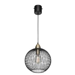 Nicola Caged Metal DIY Pendant Black - 20679/06