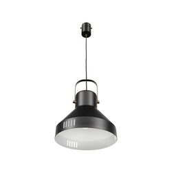 Degraves 35cm DIY Large Industrial Style Pendant Light Matt Black - 21775/06