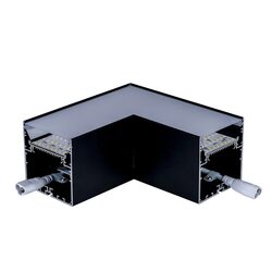 Proline 12W Dali Dimmable L-Shape Connector Matt Black / Tri-Colour - HCP-602004-L