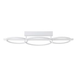 Lanacera 40.5W LED Dimmable Semi Flush Light White / Warm White - 205836