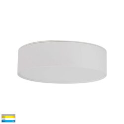 Nella 20W 240V Dimmable Surface Mounted LED Oyster Light White / Tri-Colour - HV5892T-WHT