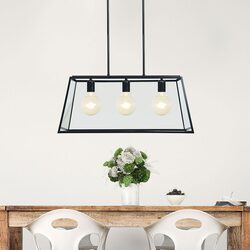 Eaton 70 3 Light Pendant Black - SL64903BK