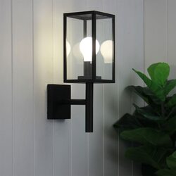 Pandora Contemporary Outdoor Wall Light Black - OL7844BK