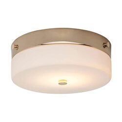 Tamar 9W LED Medium Flush Light Polished Gold - TAMAR-F-M-PG