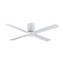 Carrara 48" DC Smart Ceiling Fan With WIFI Remote Control Matt White - MCDC124W