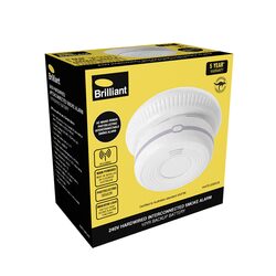 Smart WIFI Interconnected Smoke Alarm White - 22653/05