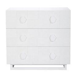 Alton 3 Drawer Chest White - 33266