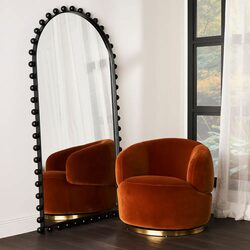 Birchgrove Floor Mirror Black - 40562