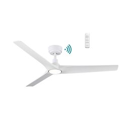 Cordoba DC 52" Smart Ceiling Fan With WIFI Remote Control + LED Light Matt White - MCDC1333W