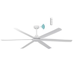 Osprey DC 80" Ceiling Fan With WIFI Remote Control Matt White - MODCW + MODC200W