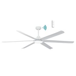 Osprey DC 80" Ceiling Fan With WIFI Remote Control + LED Light Matt White - MODC3W + MODC200W