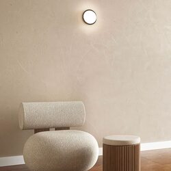 Bode Round Wall Light Old Brass