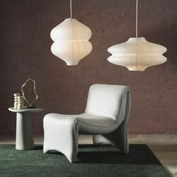 Kyoto Paper Ceiling Shade Only Large White - MRDLMP0071