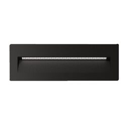 ZAC-PRO-8 8W LED 12V ~ 24V DC Rectangular Recessed Brick Light Black / Tri-Colour - 10321