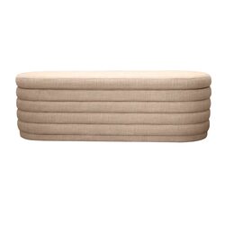 Demi Storage Bench Ottoman Beige - 33862