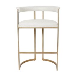 Dino Upholstered Kitchen Stool Range Natural Linen - 34115