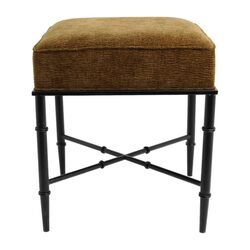 Hacienda Black Iron Stool Butterscotch - 34155