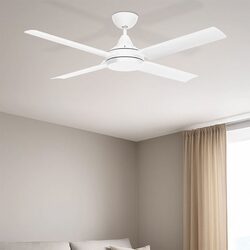Cairns 48" AC Ceiling Fan Matt White - 22874/05
