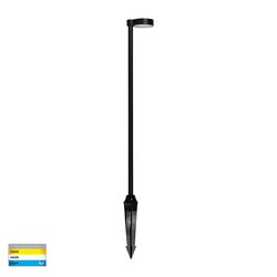Liueg 5W CCT 24V DC LED Bollard Garden Spike Light Black - HV1522T-BLK-24V