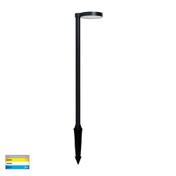 Liueg 7W CCT 24V DC LED Bollard Garden Spike Light Black - HV1523T-BLK-24V