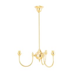 Luke 3 Light Pendant Polished Brass Frame Only - LOI3090290