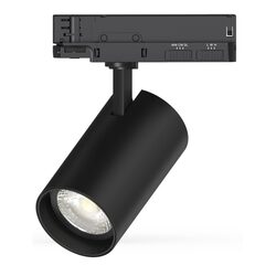 Warragul Three Circuit 25W / 30W / 35W LED Track Light Black / Tri-Colour - STR4884MP35TC/BK