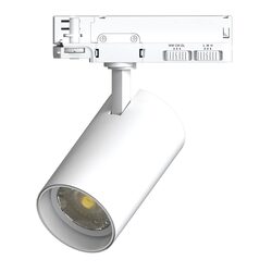 Warragul Three Circuit 25W / 30W / 35W LED Track Light White / Tri-Colour - STR4884MP35TC/WH
