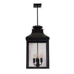 Senna Outdoor X-Large Rod Pendant Black - SENNA-PDT-XLarge