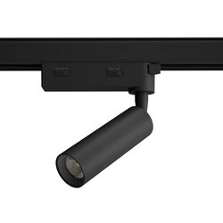 Unitrek Slimline Single Circuit 10W / 15W Dimmable LED Track Light Black / Tri-Colour - STR9015/15DC/BK