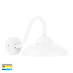 Arkua 10W CCT 240V LED Wall Light White - HV3518T-WHT