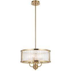 Norel 4 Light Pendant Antique Gold - NOREL PE4-AG