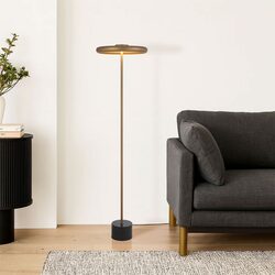 Sisby LED Floor Lamp Antique Brass - SISBY FL-ABBKM
